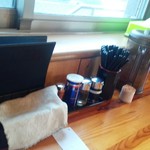 つけ麺 心心 - カウンター／平成28年8月