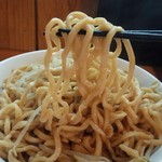 つけ麺 心心 - 男気中華肉盛り並950円ニンニク抜き／平成28年8月