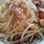 つけ麺 心心 - 男気中華肉盛り並950円ニンニク抜き／平成28年8月