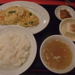 大肚魚飯店 - 蝦仁炒蛋（芝海老の卵炒め）