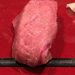 寿司栄 - 中トロは塩で