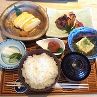 鳥と手打ち蕎麦 とり数寄 東急プラザ銀座店 - 西京漬鶏、卵焼きランチ 1,600円
