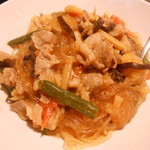 おいしい台所12カ月 - 豚肉と中華野菜の春雨炒め