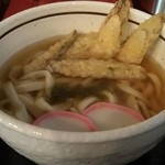 博多うどん 若鷹 - ごぼう天うどん（480円）