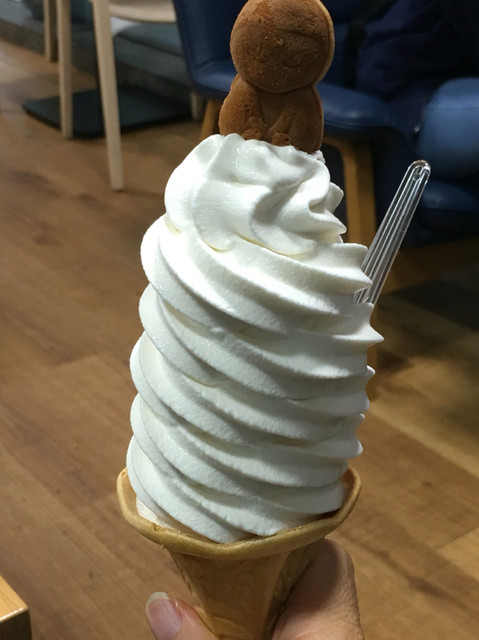 ソフトクリーム畑\u0026チル アウト , 高岡大仏七段ソフト@500円