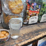 カウンターのツマミ類