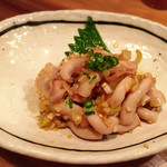 仲垣 - コブクロの刺身。コリコリで美味しい〜！さっぱり食べれました(^-^)