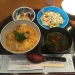 六行亭 - 名古屋コーチン親子丼のセット