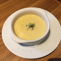 ドラード - 荒挽きハンバーグランチに付いてくるポタージュスープ