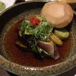 菊川 - 水茄子揚げ出し/ 880