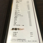 焼肉の吉田 - メニュー