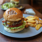 h THE RISCO - ベーコンチーズバーガー BURGERS LUNCH☆