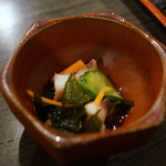 のと前回転寿司 - ビールについていたお通し