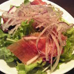 シエル ブルー - 以前のランチ：ハモンセラーノのマリネサラダ
