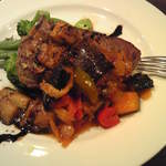 シエル ブルー - 以前のランチ：豚肩ロースのロティ夏野菜のラタトゥイユ