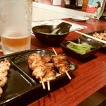 Sumibi Yakitori Ottori - 9本セットを堪能中。