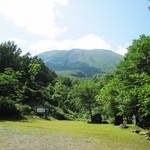 岩手山八合目避難小屋 - 下山後に馬返し登山口から見えた岩手山