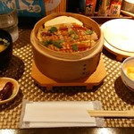 Hinoki - 煮穴子蒸し丼（20160811）