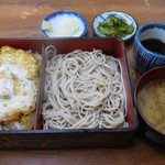 信州戸隠蕎麦処ますだや - かつ丼ともりセット