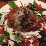 日々是君想 - 160816東京　日々是君想　メカジキのチーズパン粉焼き・サラダ仕立て680円