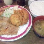 この「しょうが焼き」も良いです。ご飯がすすみます。