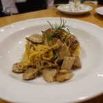 Kaderu Viare - ポルチーニ茸のタィヤリン.   Tajarin ai trentacinque tuorli con funghi porcini 