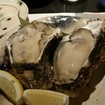 かきと旬鮮料理とおそば 開 - 天然岩牡蠣