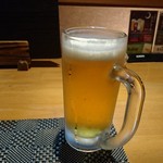 Rokusen - 生ビール中　518円