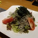 六鮮 - じゃこ海苔サラダ　604円