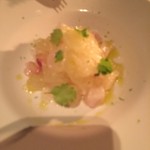 フォーチュンガーデンキョウト - 真鯛 グレープフルーツ 青パパイアのセビーチェ