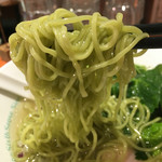 麺屋 六感堂 - 塩グリーン麺ゆずみつば