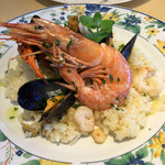 KENの厨房 - シーフードのミラノ風リゾット