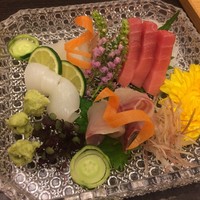 むとう - いさき、マグロ、白イカの刺身
