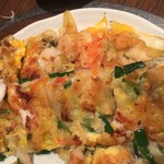 万宝家 - 海鮮ミックスチヂミ（￥1200）