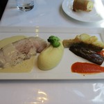プティオザミ - 魚料理と肉料理の盛り合わ