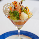 ビクターズ - 旦那のデザートは野菜のパフェ　美味そう~～