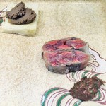 潟潟ヤ - (2016.8) 秋刀魚のミルフィーユ、肝のミソ