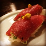 食堂 おがわ - 裏メニューのカツオの握りめっちゃ旨し‼️