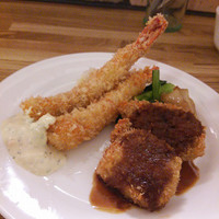 OSTERIA AL BUCO - 2016春 海老フライとヒレカツ　