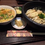 元之蔵 - 天ぷらうどん、親子丼