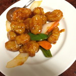 中華美食府 - 白身魚の甘酢かけ（８８０円）２０１６年８月