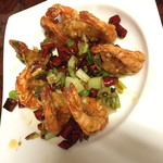 中華美食府 - 香辣車エビ（１，２８０円）２０１６年８月