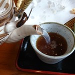 戸隠堂 - 蕎麦湯