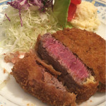 レストラン香味屋 - ビーフカツレツ