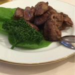 レストラン香味屋 - オードブルのチキンレバーソテー1,700円