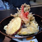 上田の郷 - ガリガリ天丼１