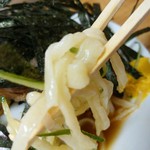 【2016.8.27(土)】冷しチャーシューメン(並盛)1,320円の麺