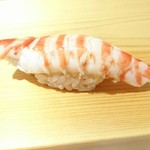 鮨 あらい - ぷりしとの海老(2016/8)