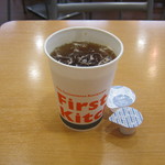 ファーストキッチン - ｢炭焼きアイスコーヒー(Ｓ)｣です｡