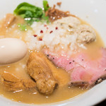 國分ラーメン食堂 - 2016.8 鶏そば 塩（750円）＋特製（250円）